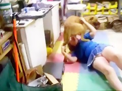 Amateur Wiffe humped by dog