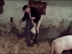Horny old man and farmsex